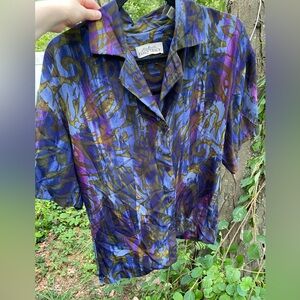 Ellen Tracy Silk button down